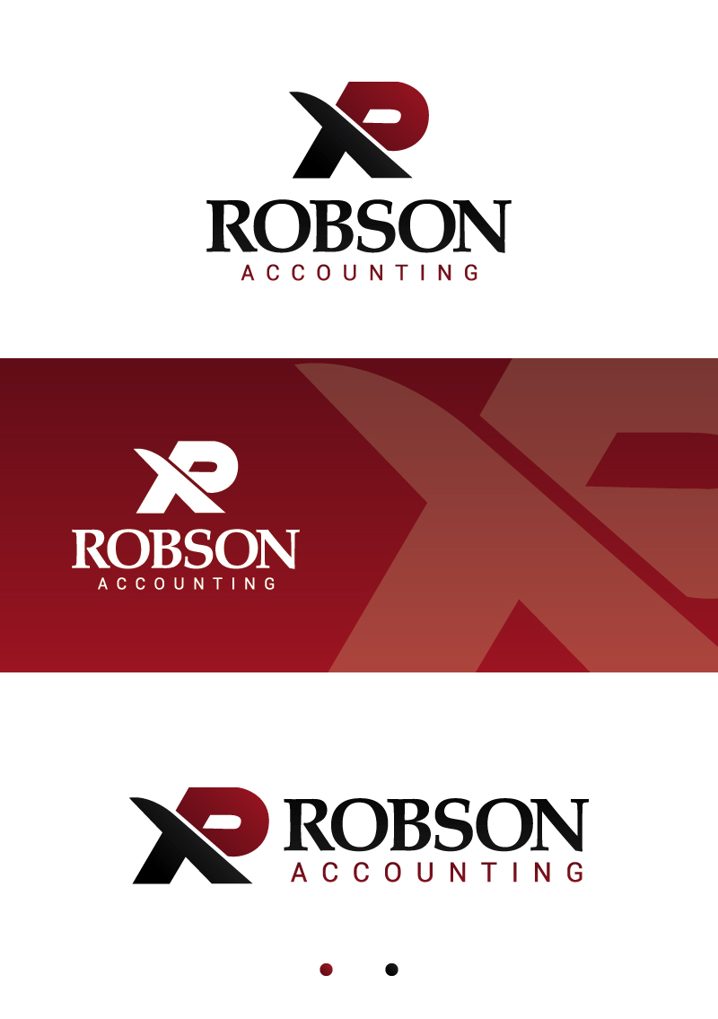 Logo Design by Arsalan for Robson Accounting  | Design #12608553