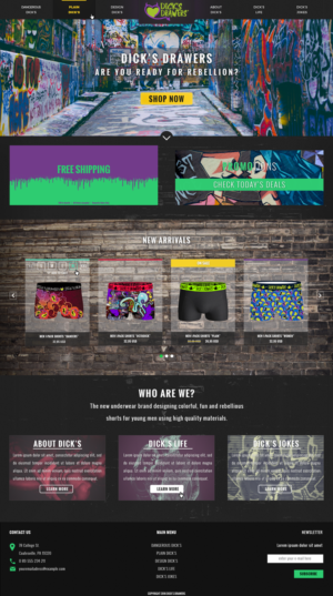 Web Design by Pan Macko for this project | Design: #12922898