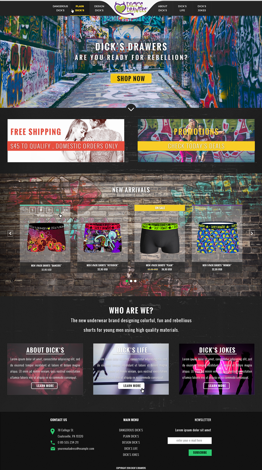 Web Design by Pan Macko for this project | Design #12961414