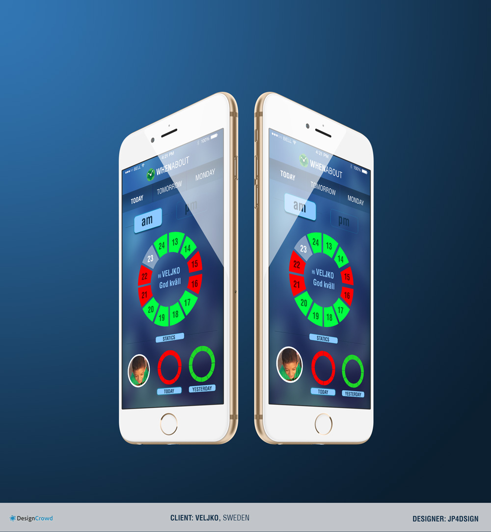 Design Application par JP4Designwork pour Whenabouts | Design : #12663577