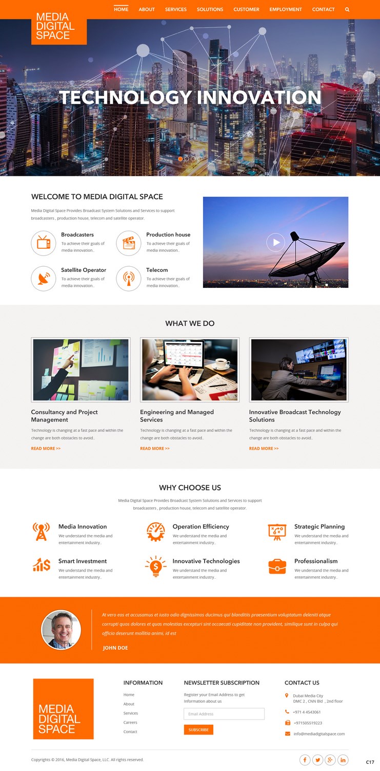 Web Design by pb for Media digital space | Design #12621047