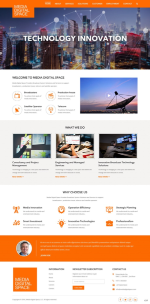 Web Design by pb for Media digital space | Design: #12621047