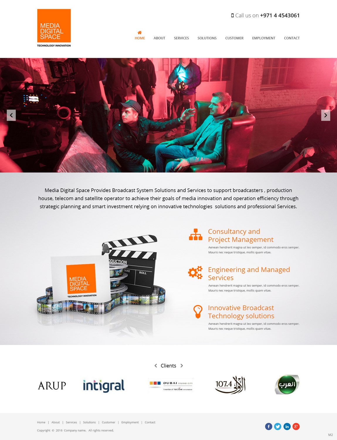 Diseño Web por pb para Media digital space | Diseño #12621048