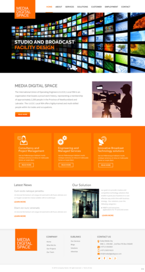 Web Design by pb for Media digital space | Design: #12621049