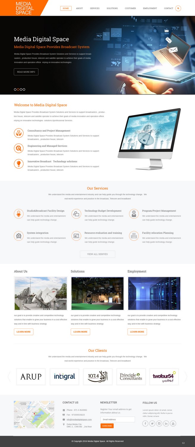 Web Design by pb for Media digital space | Design #12621054