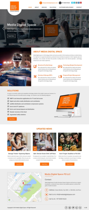 Web Design by pb for Media digital space | Design: #12621063