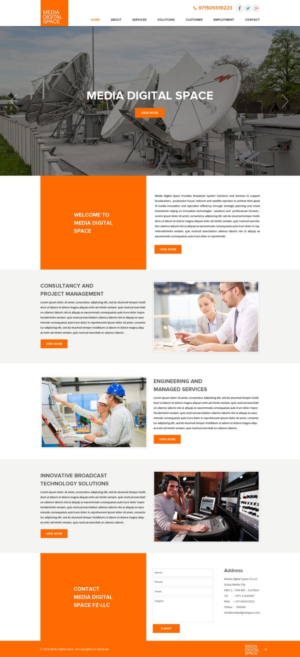 Web Design by pb for Media digital space | Design: #12621064