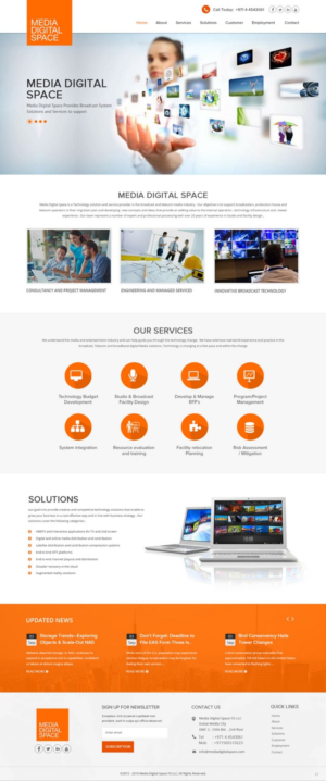 Web Design by pb for Media digital space | Design: #12621065