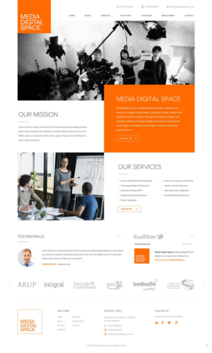 Web Design by pb for Media digital space | Design: #12621066