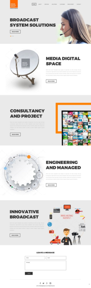 Diseño Web por pb para Media digital space | Diseño: #12621071