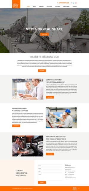 Web Design by pb for Media digital space | Design: #12621072