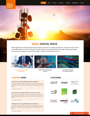 Web Design by GK for Media digital space | Design #12686757