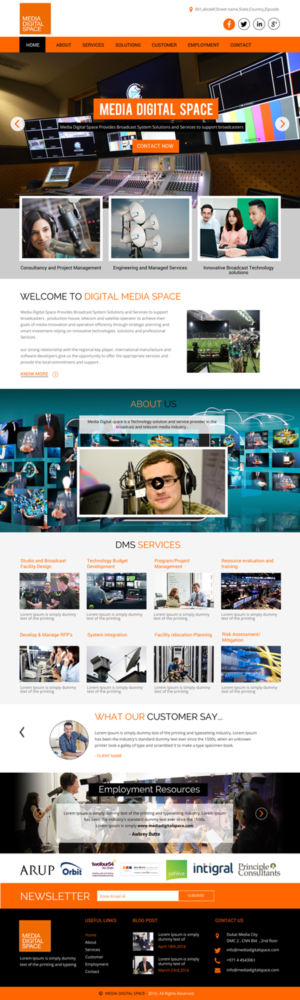 Diseño Web por rightway para Media digital space | Diseño: #12618670