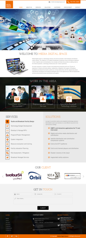 Web Design by rightway for Media digital space | Design: #12618673