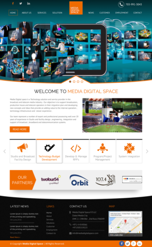 Web Design by rightway for Media digital space | Design: #12618674