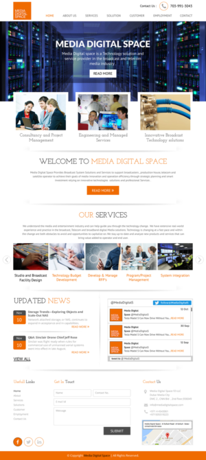 Web Design by rightway for Media digital space | Design: #12618679