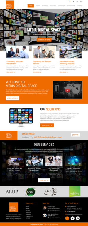 Diseño Web por rightway para Media digital space | Diseño: #12618682