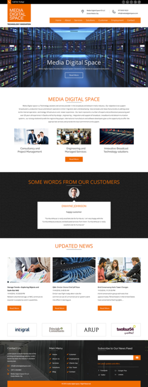 Web Design by Xclusive Designers for Media digital space | Design #12618417