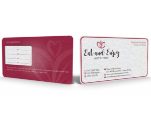 Business Card Design by Hardcore Design for Eat and Enjoy Nutrition | Design #12663703