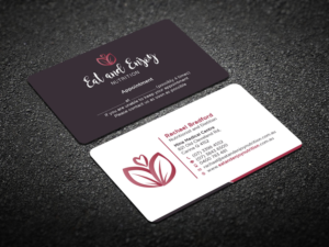 Design de Carte de Visite par Verified artistry (Design garden) pour Eat and Enjoy Nutrition | Design : #12625154