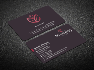 Design de Carte de Visite par Verified artistry (Design garden) pour Eat and Enjoy Nutrition | Design : #12625162