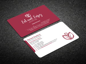 Design de Carte de Visite par Verified artistry (Design garden) pour Eat and Enjoy Nutrition | Design : #12625169