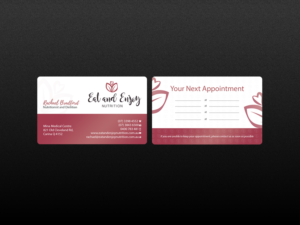 Business Card Design by Creations Box 2015 for Eat and Enjoy Nutrition | Design: #12622373