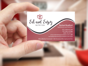 Business Card Design by Creations Box 2015 for Eat and Enjoy Nutrition | Design: #12622405