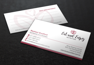 Business Card Design by Brand aid for Eat and Enjoy Nutrition | Design: #12618319
