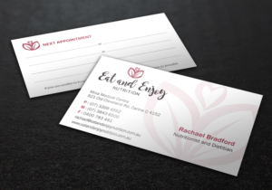 Business Card Design by Brand aid for Eat and Enjoy Nutrition | Design: #12618324