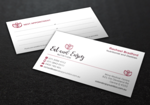 Business Card Design by Brand aid for Eat and Enjoy Nutrition | Design: #12618330