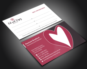 Business Card Design by Brand aid for Eat and Enjoy Nutrition | Design: #12618333