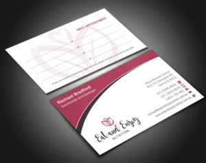 Business Card Design by Brand aid for Eat and Enjoy Nutrition | Design: #12618338