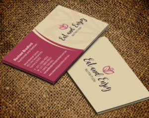 Business Card Design by Brand aid for Eat and Enjoy Nutrition | Design: #12628433