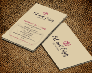 Business Card Design by Brand aid for Eat and Enjoy Nutrition | Design: #12628434