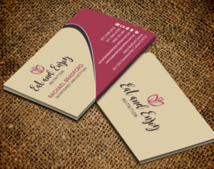 Business Card Design by Brand aid for Eat and Enjoy Nutrition | Design: #12628469