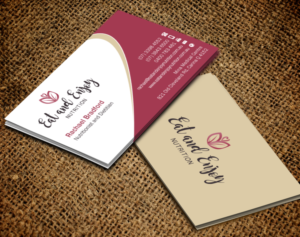 Business Card Design by Brand aid for Eat and Enjoy Nutrition | Design: #12630880
