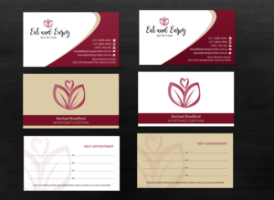 Business Card Design by Brand aid for Eat and Enjoy Nutrition | Design: #12638699