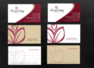 Business Card Design by Brand aid for Eat and Enjoy Nutrition | Design: #12638700