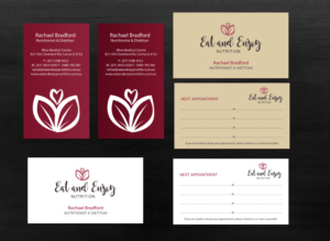 Business Card Design by Brand aid for Eat and Enjoy Nutrition | Design: #12638780