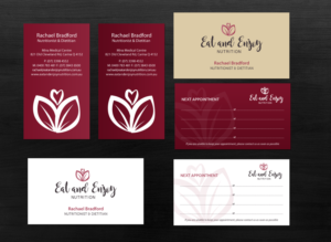 Design de Carte de Visite par Brand aid pour Eat and Enjoy Nutrition | Design : #12654708
