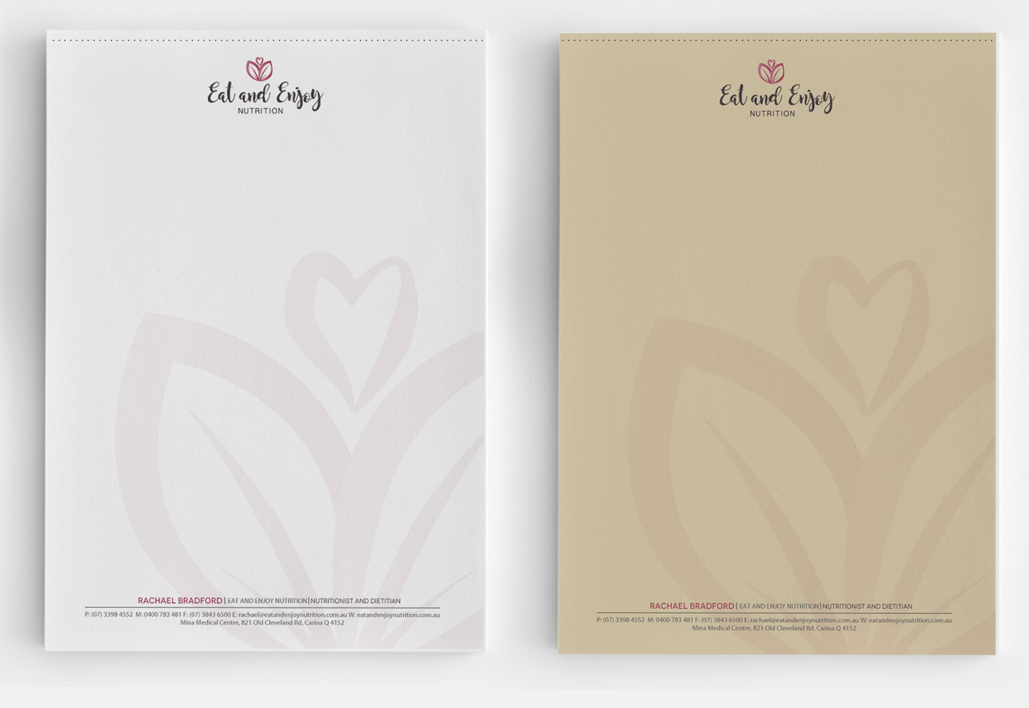 Business Card Design by Brand aid for Eat and Enjoy Nutrition | Design #12663086
