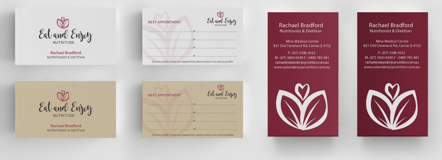 Business Card Design by Brand aid for Eat and Enjoy Nutrition | Design #12663094