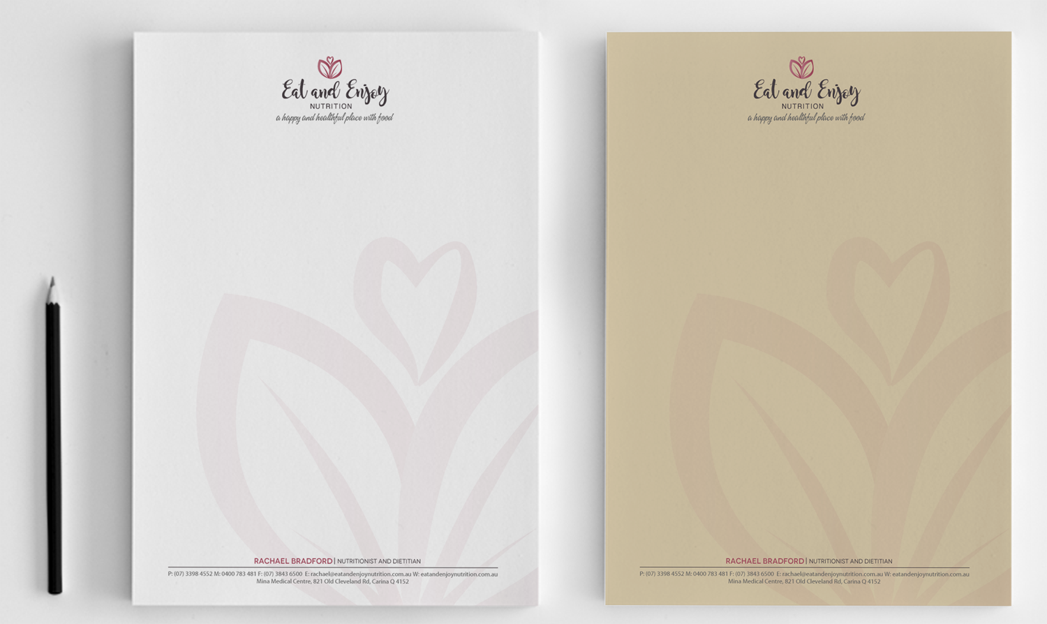 Business Card Design by Brand aid for Eat and Enjoy Nutrition | Design #12663551