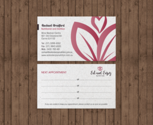 Visitenkarten-Design von chandrayaan.creative für Eat and Enjoy Nutrition | Design: #12620613