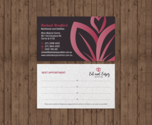 Business Card Design by chandrayaan.creative for Eat and Enjoy Nutrition | Design #12620616