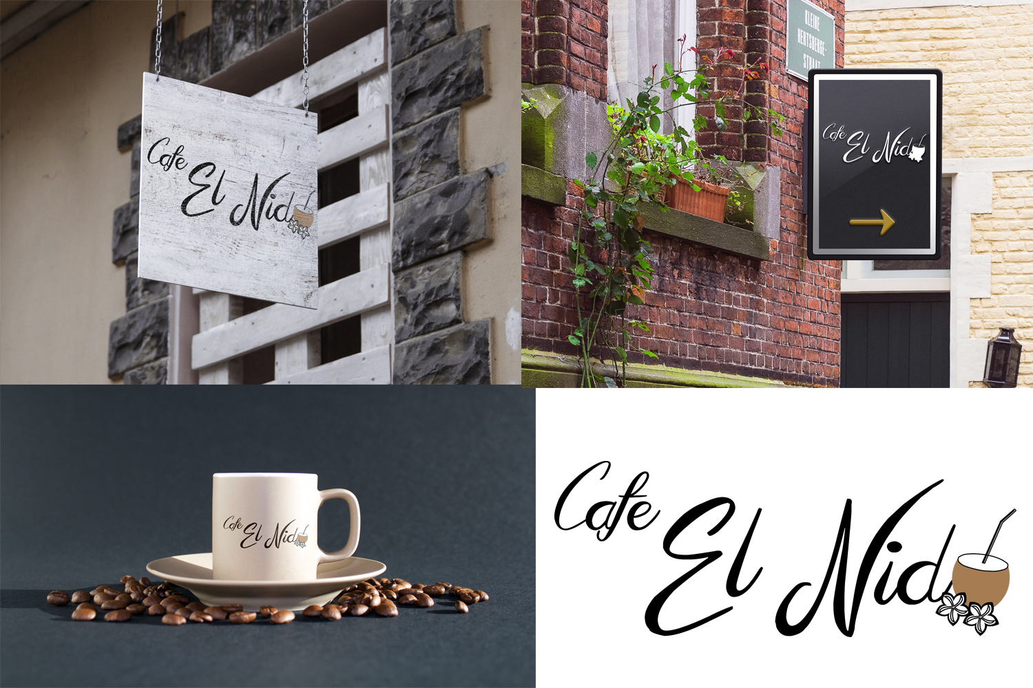 Logo-Design von nikolapacariz für Cafe El Nido | Design #12740871