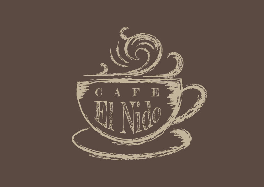 Diseño de Logo por bc21 para Cafe El Nido | Diseño #12733008