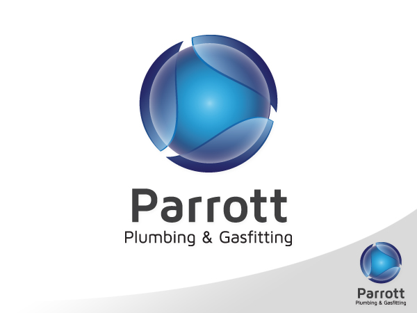 Logo Design by Anthony for Parrott Plumbing & Gasfitting | Design #517224