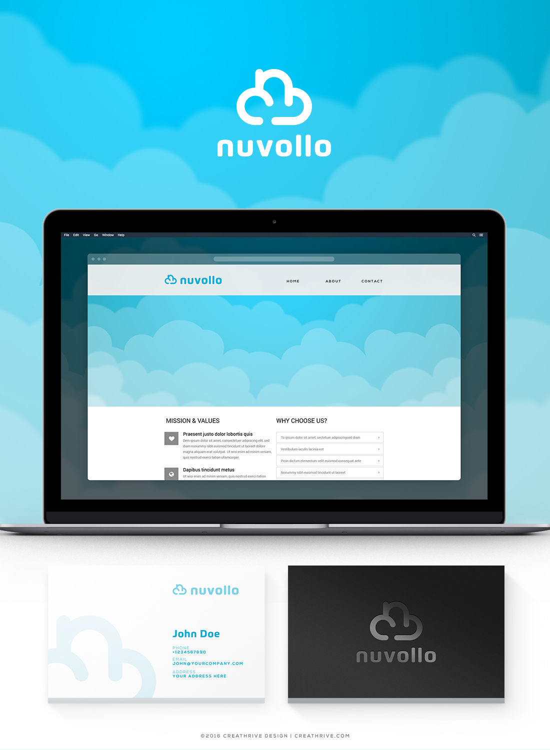 Diseño de Logo por Creathrive para Nuvollo | Diseño #12806126